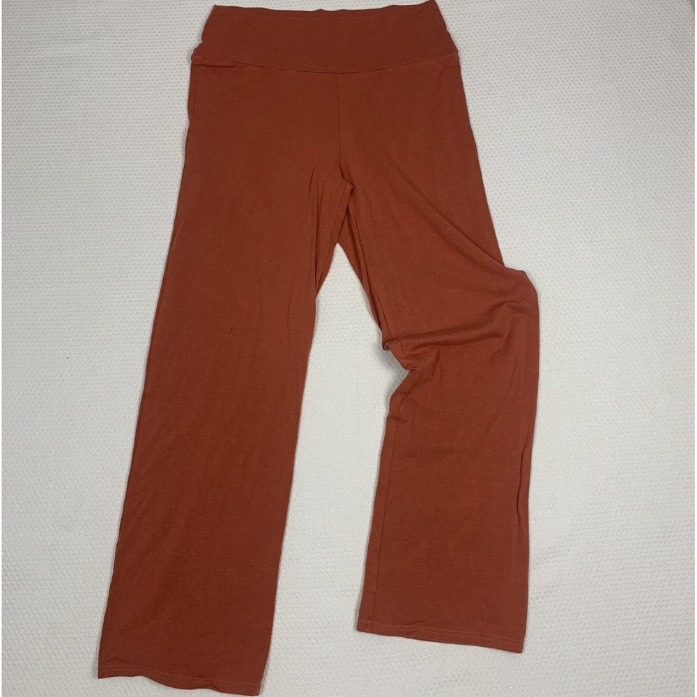 Costa Rica Cade Coast Bamboo Cotton Lounge Pants Women’s L Burnt Orange